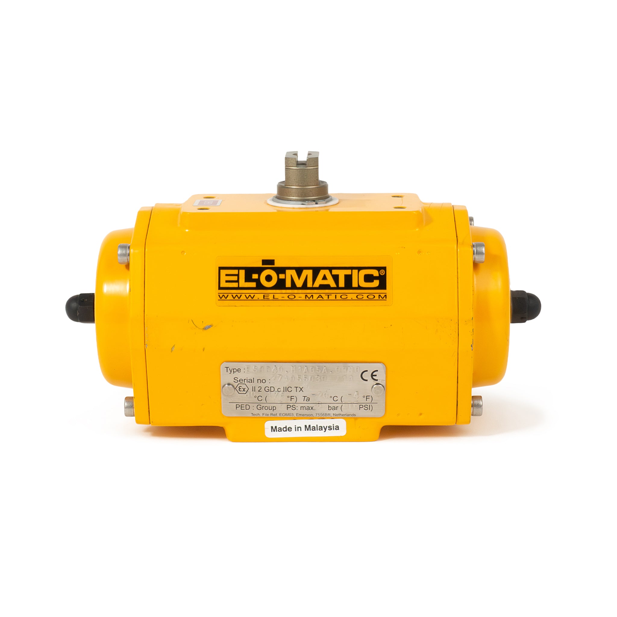 Elomatic Pneumatic Valve Actuator ES0040.M1A05A.00N0 – DP Valve Spares Ltd