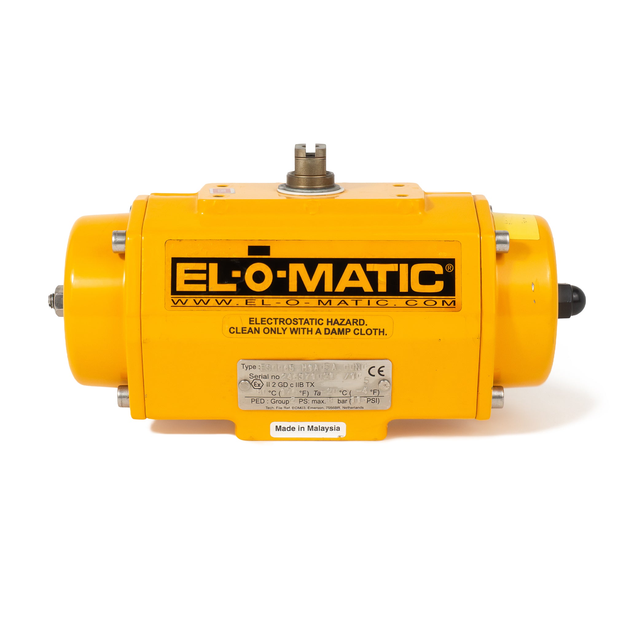 Elomatic Pneumatic Valve Actuator ES0065.M1A05A.00N0 – DP Valve Spares Ltd