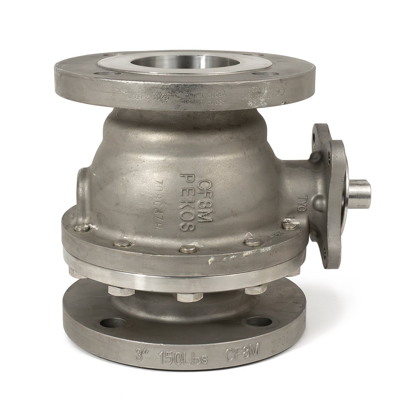 PEKOS 3" 150# Stainless Steel Ball Valve