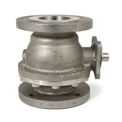 PEKOS 3" 150# Stainless Steel Ball Valve