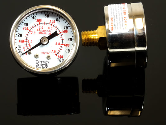 Supply Gauge, 0-100psi